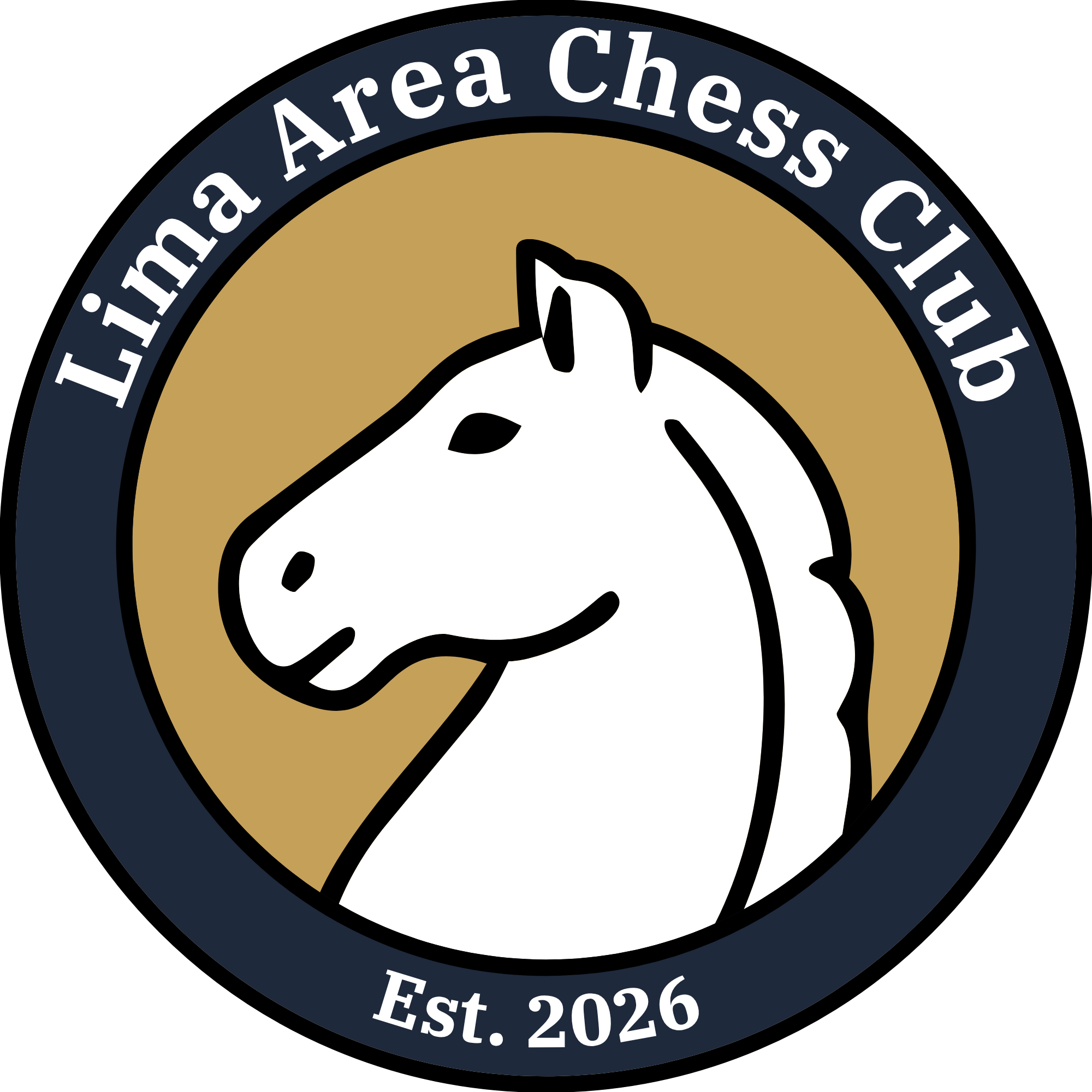 4 Inch Round Club Sticker